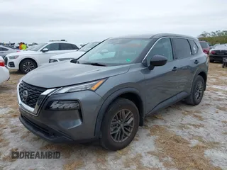 2021 Nissan Rogue S with VIN 5N1AT3AA7MC719752, listed as a IAAI auction lot 40639218 with 28,140 mi miles and . Bid and sale history available at DreamBid. Image 2.