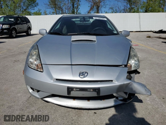 2003 Toyota Celica GT with VIN JTDDR32T730162812, listed as a Copart auction lot 53166595 with 185,433 mi miles and Salvage Title. Bid and sale history available at carsss.com. Image 5.