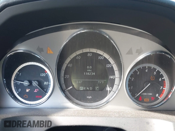 2010 Mercedes-Benz C 300 Sport with VIN WDDGF8BB1AR125733, listed as a IAAI auction lot 41837121 with 118,234 mi miles and . Bid and sale history available at carsss.com. Image 7.