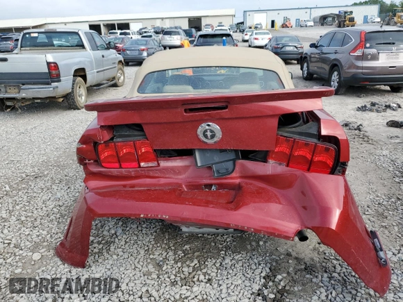 2008 Ford Mustang Deluxe with VIN 1ZVHT84N185158146, listed as a Copart auction lot 56237985 with 105,968 mi miles and Salvage title. Bid and sale history available at DreamBid. Image 6.