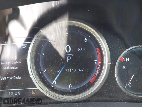 2020 Lexus RX 350 F Sport with VIN 2T2SZMDA7LC224154, listed as a IAAI auction lot 41745850 with 74,140 mi miles and . Bid and sale history available at DreamBid. Image 15.