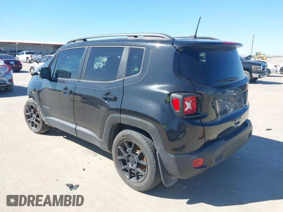 2020 Jeep Renegade Latitude with VIN ZACNJABB9LPL42260, listed as a IAAI auction lot 41732375 with 57,485 mi miles and . Bid and sale history available at DreamBid. Image 3.