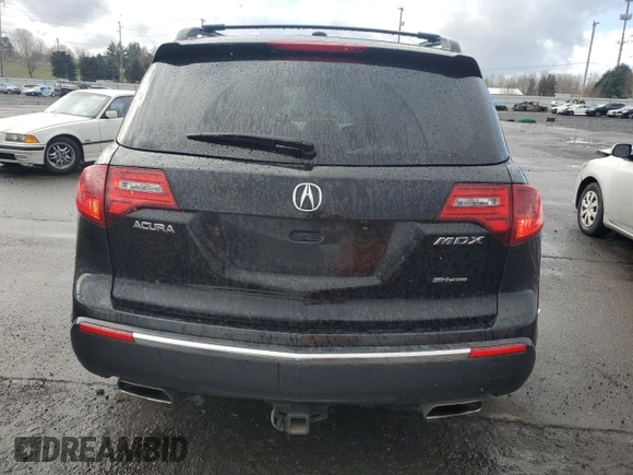 2011 Acura MDX Tech Pkg with VIN 2HNYD2H6XBH536443, listed as a Copart auction lot 45172665 with 95,145 mi miles and Salvage Title. Bid and sale history available at carsss.com. Image 6.