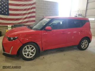 2024 Kia Soul LX with VIN KNDJ23AUXR7220381, listed as a Copart auction lot 51016305 with 12,897 mi miles and Salvage Title. Bid and sale history available at carsss.com. Image 1.