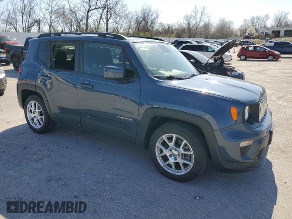 2020 Jeep Renegade Latitude with VIN ZACNJABB6LPL92291, listed as a Copart auction lot 50209375 with 46,651 mi miles and Salvage title. Bid and sale history available at DreamBid. Image 4.