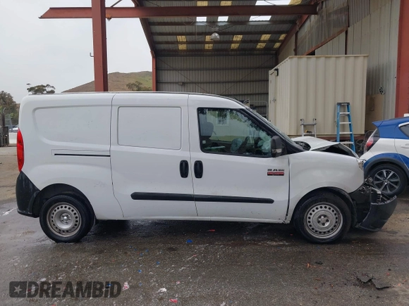 2016 Ram ProMaster City Cargo Tradesman with VIN ZFBERFAT1G6C83075, listed as a IAAI auction lot 42016330 with Not provided miles and . Bid and sale history available at DreamBid. Image 14.