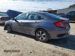 2020 Honda Civic LX z VIN 2HGFC2F65LH530300, wystawiony jako Copart lot #50333265 z przebiegiem 45 444 mil mil oraz Szkoda całkowita • Salvage title. Historia ofert i sprzedaży dostępna na DreamBid. Obrazek 2.