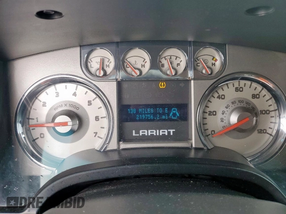2010 Ford F-150 XL with VIN 1FTFW1EV9AFB45006, listed as a Copart auction lot 59585915 with 219,756 mi miles and Salvage title. Bid and sale history available at DreamBid. Image 9.