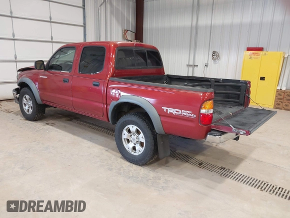 2004 Toyota Tacoma PreRunner z VIN 5TEGN92N04Z382355, wystawiony jako IAAI lot #41742140 z przebiegiem 235 987 mil mil oraz . Historia ofert i sprzedaży dostępna na DreamBid. Obrazek 3.