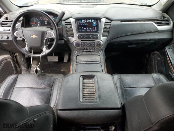 2017 Chevrolet Suburban Premier with VIN 1GNSKJKCXHR403076, listed as a Copart auction lot 46606025 with 99,481 mi miles and Salvage Title. Bid and sale history available at carsss.com. Image 8.