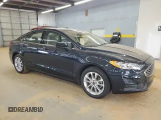 2020 Ford Fusion SE with VIN 3FA6P0HD7LR167429, listed as a Copart auction lot 48661195 with 54,170 mi miles and Salvage Title. Bid and sale history available at carsss.com. Image 4.