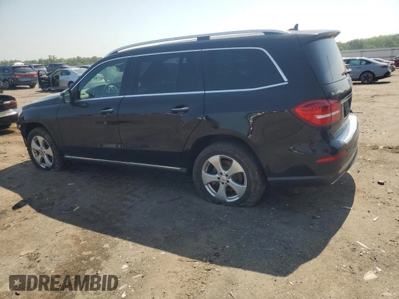 2018 Mercedes-Benz GLS 450 with VIN 4JGDF6EE2JB135716, listed as a Copart auction lot 61149405 with 75,771 mi miles and Salvage title. Bid and sale history available at DreamBid. Image 2.