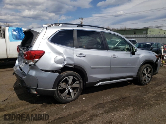 2021 Subaru Forester Touring with VIN JF2SKAXC7MH457101, listed as a Copart auction lot 50630545 with 19,762 mi miles and Salvage Title. Bid and sale history available at carsss.com. Image 3.