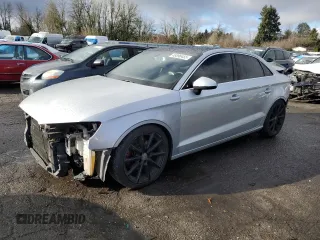 2015 Audi A3 1.8T Premium with VIN WAUACGFFXF1004749, listed as a Copart auction lot 48896455 with 107,998 mi miles and Salvage Title. Bid and sale history available at carsss.com. Image 1.