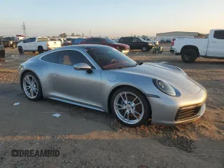 2024 Porsche 911 Carrera with VIN WP0AA2A97RS207304, listed as a Copart auction lot 84526074 with 0 mi miles and Non Repairable. Bid and sale history available at carsss.com. Image 4.