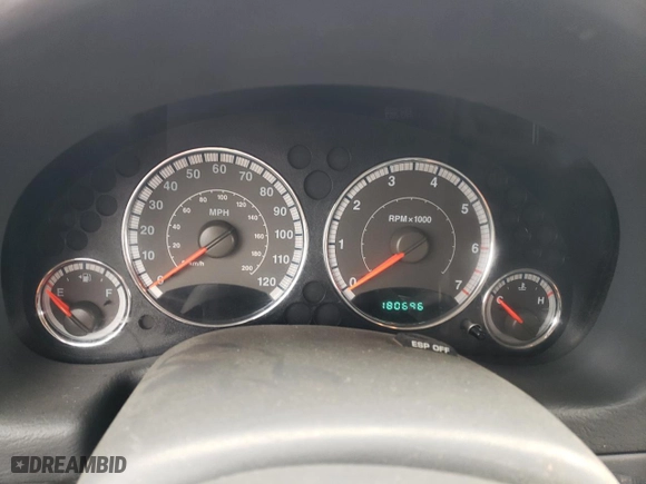 2007 Jeep Liberty Limited with VIN 1J4GL58K97W693550, listed as a Copart auction lot 43261305 with 180,696 mi miles and Clean Title. Bid and sale history available at carsss.com. Image 9.