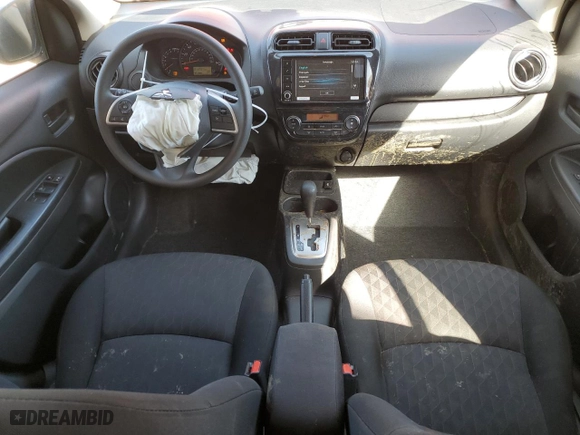 2024 Mitsubishi Mirage ES with VIN ML32AUHJ7RH001786, listed as a Copart auction lot 75689504 with 13,721 mi miles and Salvage Title. Bid and sale history available at carsss.com. Image 8.
