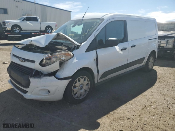 2016 Ford Transit Connect XLT with VIN NM0LS7F73G1252136, listed as a Copart auction lot 46182405 with 164,676 mi miles and Salvage Title. Bid and sale history available at carsss.com. Image 1.
