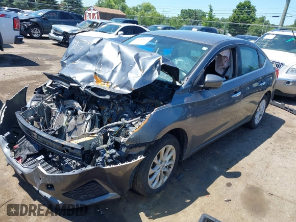 2019 Nissan Sentra SV with VIN 3N1AB7AP6KL627037, listed as a IAAI auction lot 39753676 with Not Provided miles and . Bid and sale history available at DreamBid. Image 2.