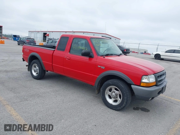 1998 Ford Ranger XL with VIN 1FTZR15X1WPB48716, listed as a IAAI auction lot 42090447 with 163,165 mi miles. Bid and sale history available at carsss.com. Image 1.
