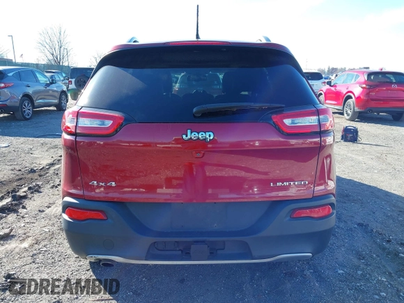 2014 Jeep Cherokee Limited with VIN 1C4PJMDB7EW219458, listed as a IAAI auction lot 41007909 with Not Provided miles and . Bid and sale history available at DreamBid. Image 15.
