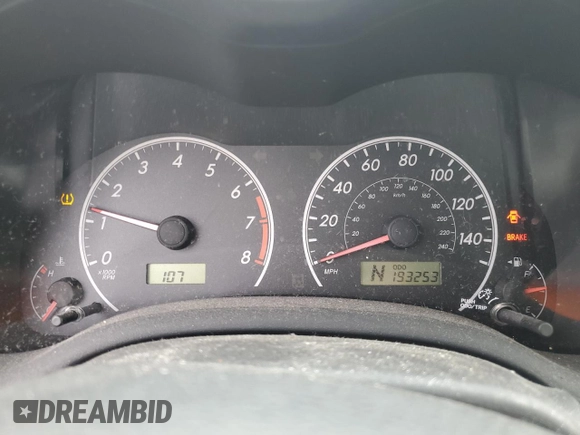 2009 Toyota Corolla with VIN 1NXBU40E09Z012330, listed as a Copart auction lot 52833375 with 193,253 mi miles and Clean Title. Bid and sale history available at carsss.com. Image 9.