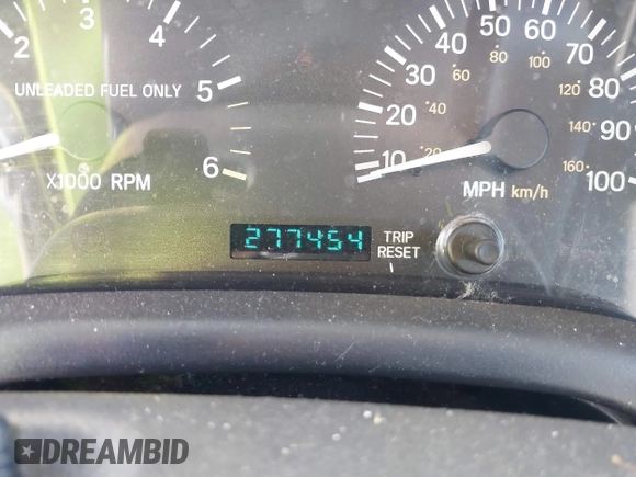1999 Jeep Cherokee Sport with VIN 1J4FF68S8XL636041, listed as a IAAI auction lot 41440921 with 277,454 mi miles and . Bid and sale history available at DreamBid. Image 7.