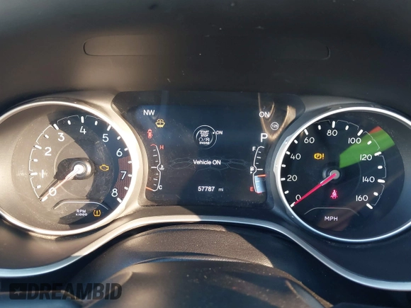 2019 Jeep Compass Altitude with VIN 3C4NJCBB0KT743606, listed as a IAAI auction lot 41468490 with 57,787 mi miles and . Bid and sale history available at DreamBid. Image 7.