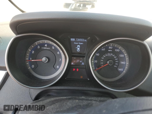 2013 Hyundai Elantra with VIN KMHD35LE2DU123175, listed as a Copart auction lot 59985055 with 136,503 mi miles and Salvage title. Bid and sale history available at DreamBid. Image 9.