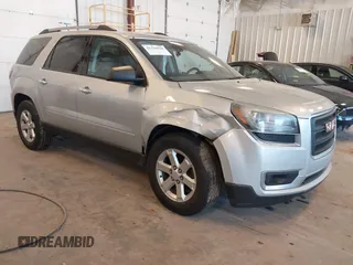 2014 GMC Acadia SLE z VIN 1GKKRNED8EJ364468, wystawiony jako IAAI lot #42230848 z przebiegiem 142 437 mil mil oraz . Historia ofert i sprzedaży dostępna na DreamBid. Obrazek 1.