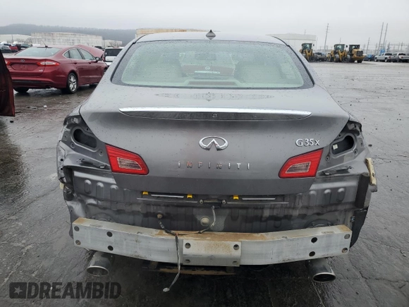 2008 Infiniti G35 Sedan x with VIN JNKBV61F38M254398, listed as a Copart auction lot 42715645 with 103,071 mi miles and Salvage Title. Bid and sale history available at carsss.com. Image 6.