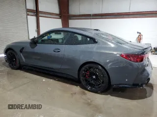 2025 BMW M4 Competition xDrive with VIN WBS33HK02SCS92678, listed as a Copart auction lot 88839855 with 4,304 mi miles and Salvage Title. Bid and sale history available at carsss.com. Image 2.