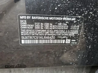 2019 BMW X3 sDrive30i with VIN 5UXTR7C51KLR46420, listed as a Copart auction lot 45377035 with 114,191 mi miles and Salvage Title. Bid and sale history available at carsss.com. Image 16.