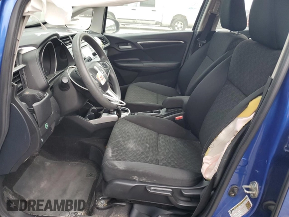 2017 Honda Fit LX with VIN 3HGGK5H55HM703996, listed as a Copart auction lot 61653735 with 77,028 mi miles and Salvage title. Bid and sale history available at DreamBid. Image 7.