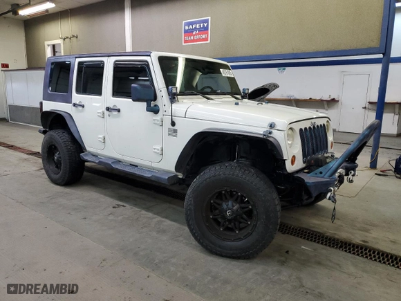 2010 Jeep Wrangler Unlimited Sport with VIN 1J4BA3H17AL119047, listed as a Copart auction lot 45761095 with 137,073 mi miles and Salvage Title. Bid and sale history available at carsss.com. Image 4.