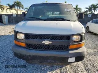 2013 Chevrolet Express Cargo Van with VIN 1GCWGGBA5D1104262, listed as a Copart auction lot 44511665 with 153,283 mi miles and Salvage Title. Bid and sale history available at carsss.com. Image 5.