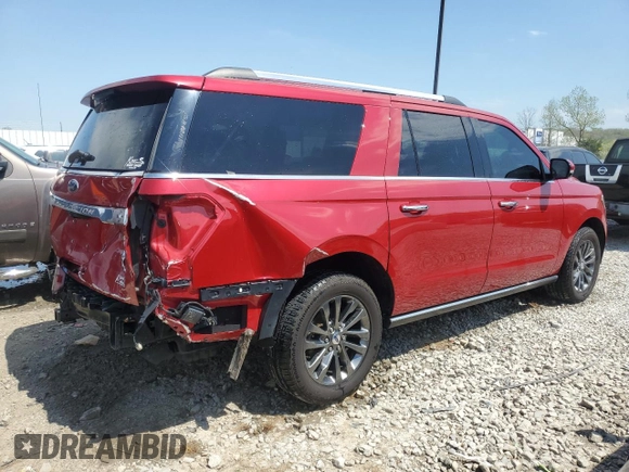 2021 Ford Expedition Max Limited with VIN 1FMJK2AT2MEA39714, listed as a Copart auction lot 51796535 with 68,823 mi miles and Salvage title. Bid and sale history available at DreamBid. Image 3.