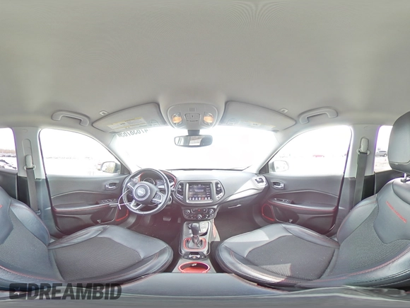 2018 Jeep Compass Trailhawk with VIN 3C4NJDDB9JT451440, listed as a Copart auction lot 47638765 with 115,683 mi miles and Salvage Title. Bid and sale history available at carsss.com. Image 14.