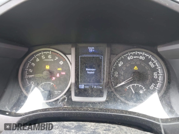 2018 Toyota Tacoma SR with VIN 3TMCZ5AN0JM136198, listed as a IAAI auction lot 41962668 with 71,813 mi miles. Bid and sale history available at carsss.com. Image 7.