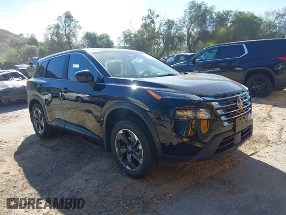 2024 Nissan Rogue SV with VIN JN8BT3BA6RW351100, listed as a IAAI auction lot 41605668 with 8,199 mi miles and . Bid and sale history available at carsss.com. Image 1.
