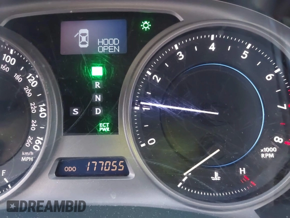 2008 Lexus IS 250 with VIN JTHBK262685085690, listed as a IAAI auction lot 41352917 with 177,055 mi miles and . Bid and sale history available at DreamBid. Image 7.