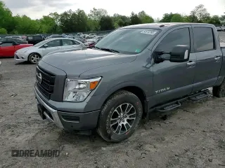 2021 Nissan Titan SV with VIN 1N6AA1ED8MN534176, listed as a Copart auction lot 54574785 with 25,360 mi miles and Salvage title. Bid and sale history available at DreamBid. Image 13.