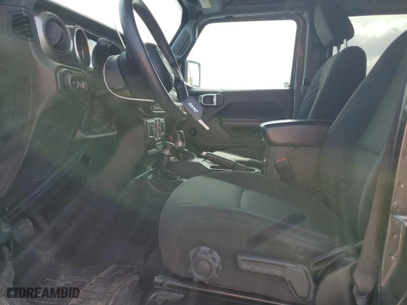 2018 Jeep Wrangler Unlimited Sport S with VIN 1C4HJXDG2JW147032, listed as a Copart auction lot 53462135 with 55,868 mi miles and Salvage Title. Bid and sale history available at carsss.com. Image 7.