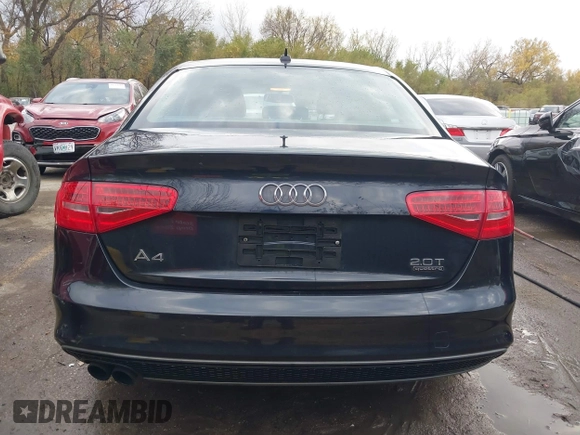 2016 Audi A4 Premium with VIN WAUBFAFL5GN011181, listed as a IAAI auction lot 40725757 with 86,435 mi miles. Bid and sale history available at carsss.com. Image 16.