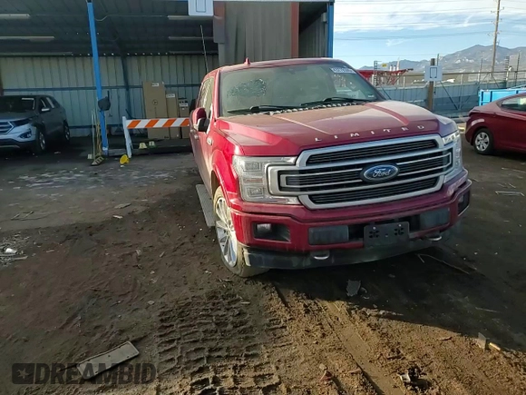 2019 Ford F-150 Limited with VIN 1FTEW1EG9KFC86317, listed as a Copart auction lot 43278505 with 0 mi miles and Salvage Title. Bid and sale history available at carsss.com. Image 11.