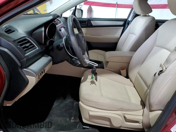 2015 Subaru Legacy 2.5i with VIN 4S3BNAA67F3019641, listed as a Copart auction lot 51665385 with 116,018 mi miles and Salvage Title. Bid and sale history available at DreamBid. Image 7.