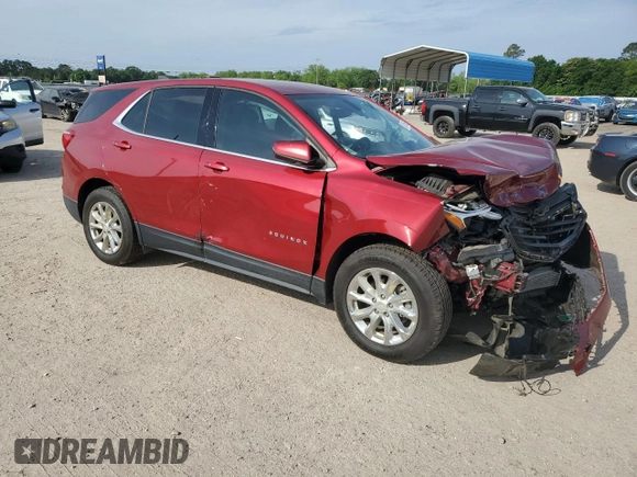 2018 Chevrolet Equinox LT with VIN 3GNAXJEV3JL351717, listed as a Copart auction lot 54150665 with 74,384 mi miles and Salvage title. Bid and sale history available at DreamBid. Image 4.