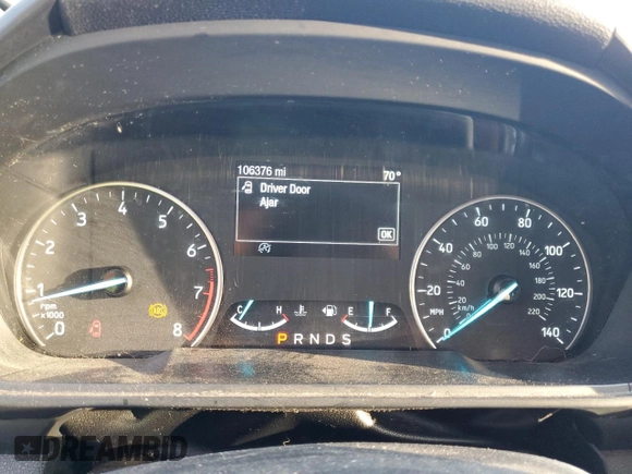 2018 Ford EcoSport SES with VIN MAJ6P1CL8JC174244, listed as a Copart auction lot 80686094 with 106,376 mi miles and Salvage Title. Bid and sale history available at DreamBid. Image 9.