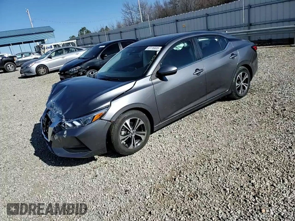 2023 Nissan Sentra SV with VIN 3N1AB8CV5PY221164, listed as a Copart auction lot 89116835 with 6,869 mi miles and Salvage Title. Bid and sale history available at carsss.com. Image 10.