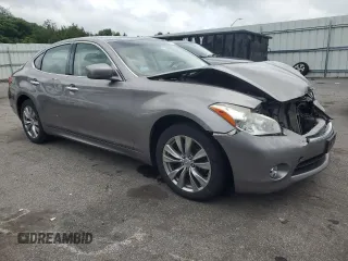 2013 Infiniti M with VIN JN1BY1AR4DM601451, listed as a Copart auction lot 65723894 with 129,872 mi miles and Clean Title. Bid and sale history available at DreamBid. Image 4.